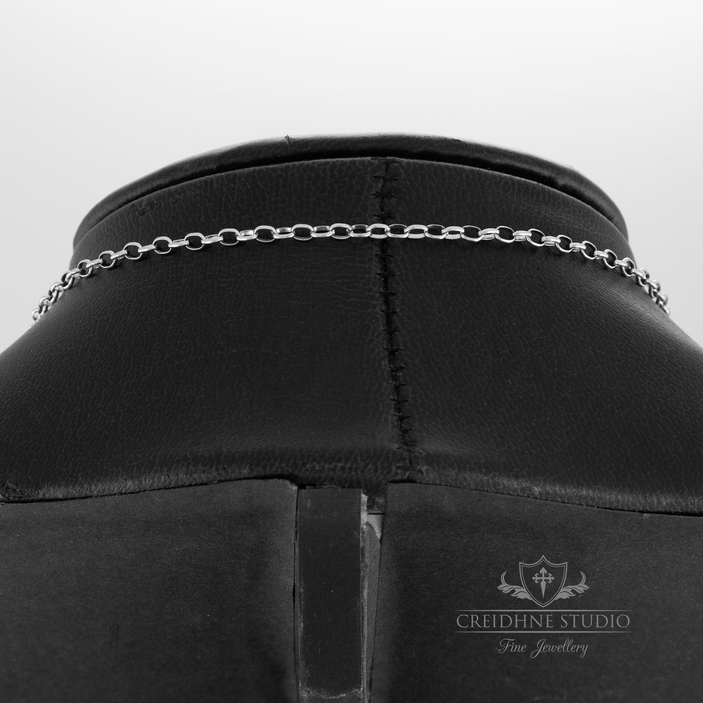 Stainless Steel Day Collar, Small 12mm O Ring Clasp