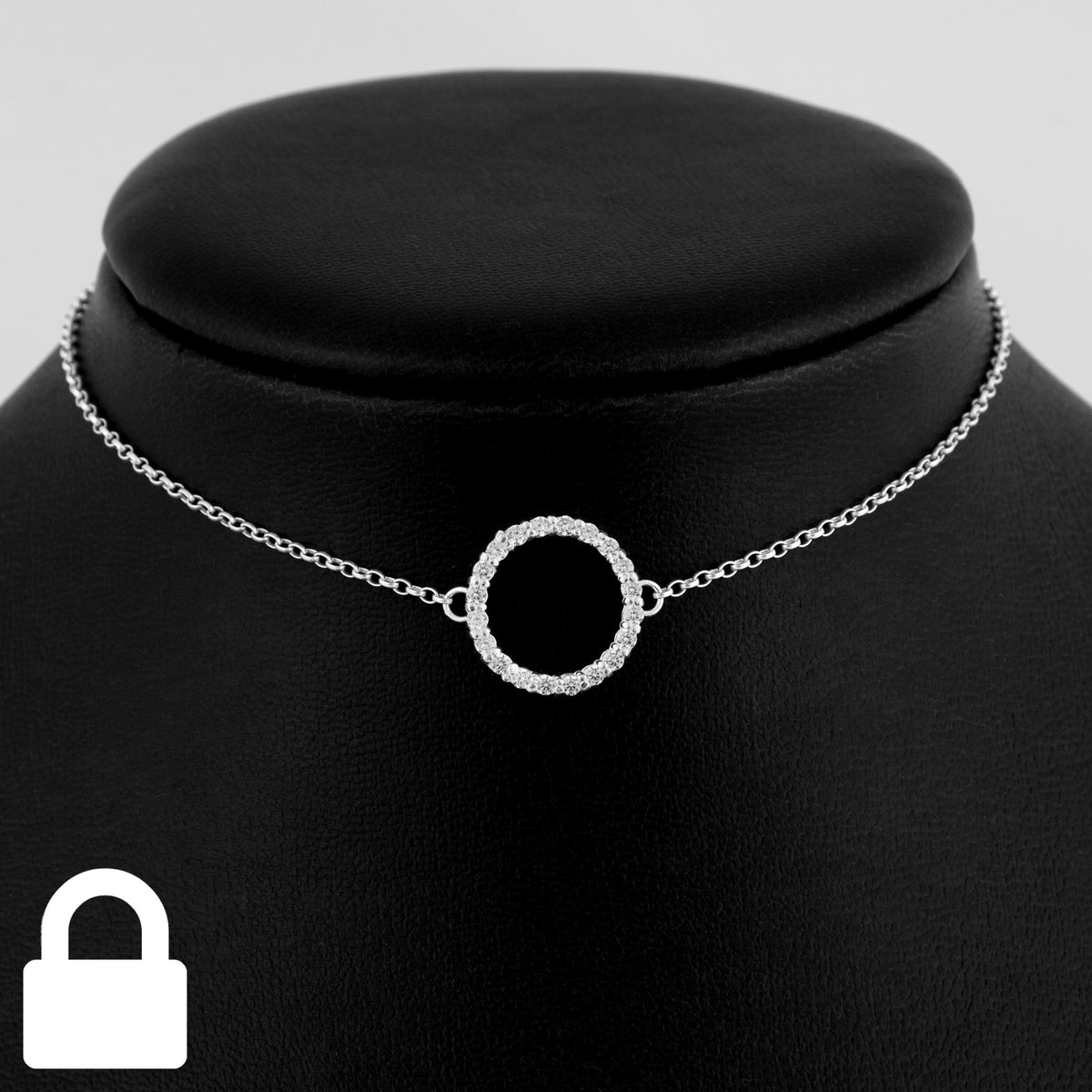 Sparkly Ring Day Collar (Permanently Locking)