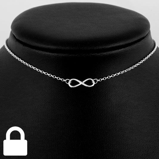 Infinity Symbol Day Collar (Permanently Locking)