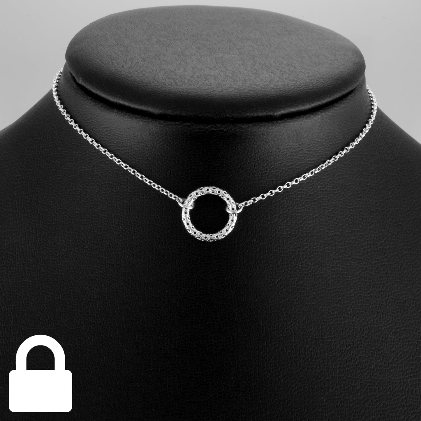 Hollow O Ring Day Collar (Permanently Locking)