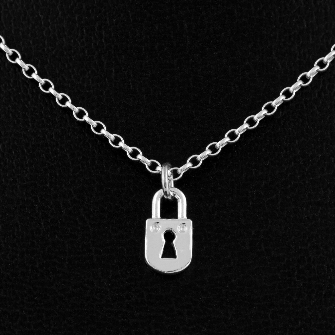 Tiny Padlock Pendant