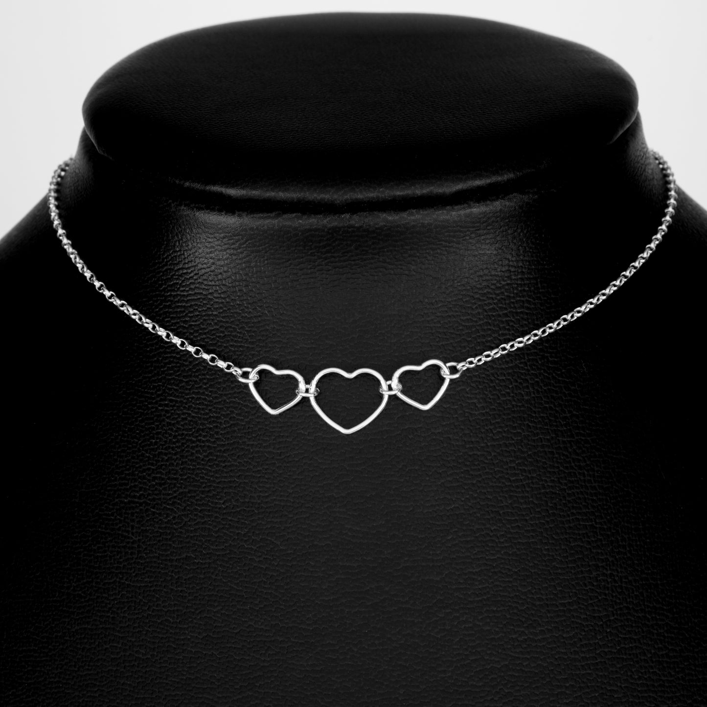 Triple Heart Ring Day Collar