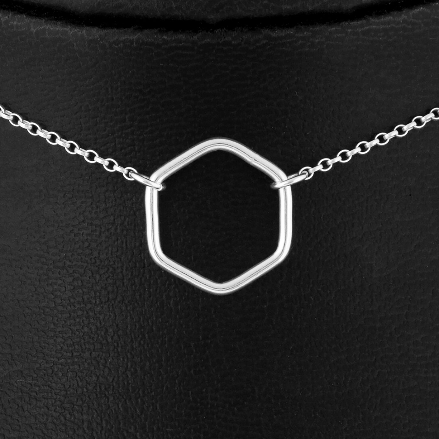 Hexagon Ring Day Collar (Permanently Locking)