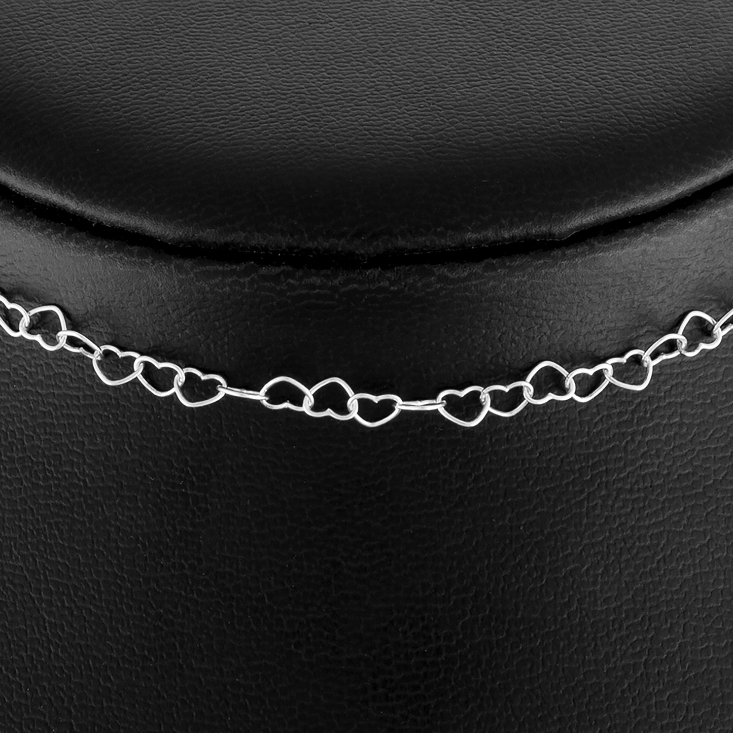 Heart Link Chain Day Collar (Permanently Locking)