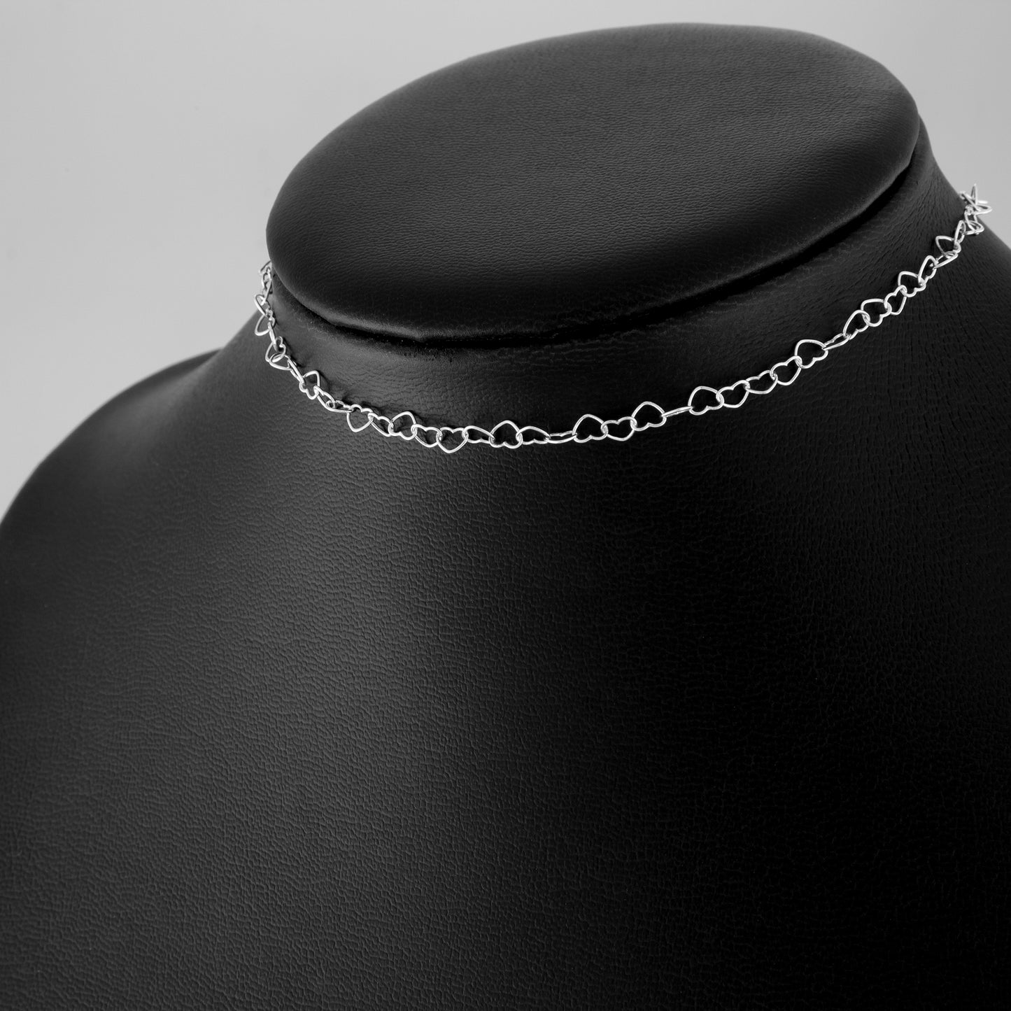 Heart Link Chain Day Collar