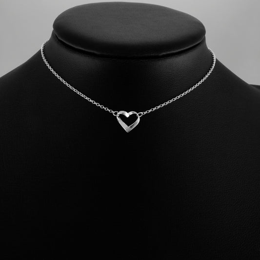 Ribbon Heart Ring Day Collar