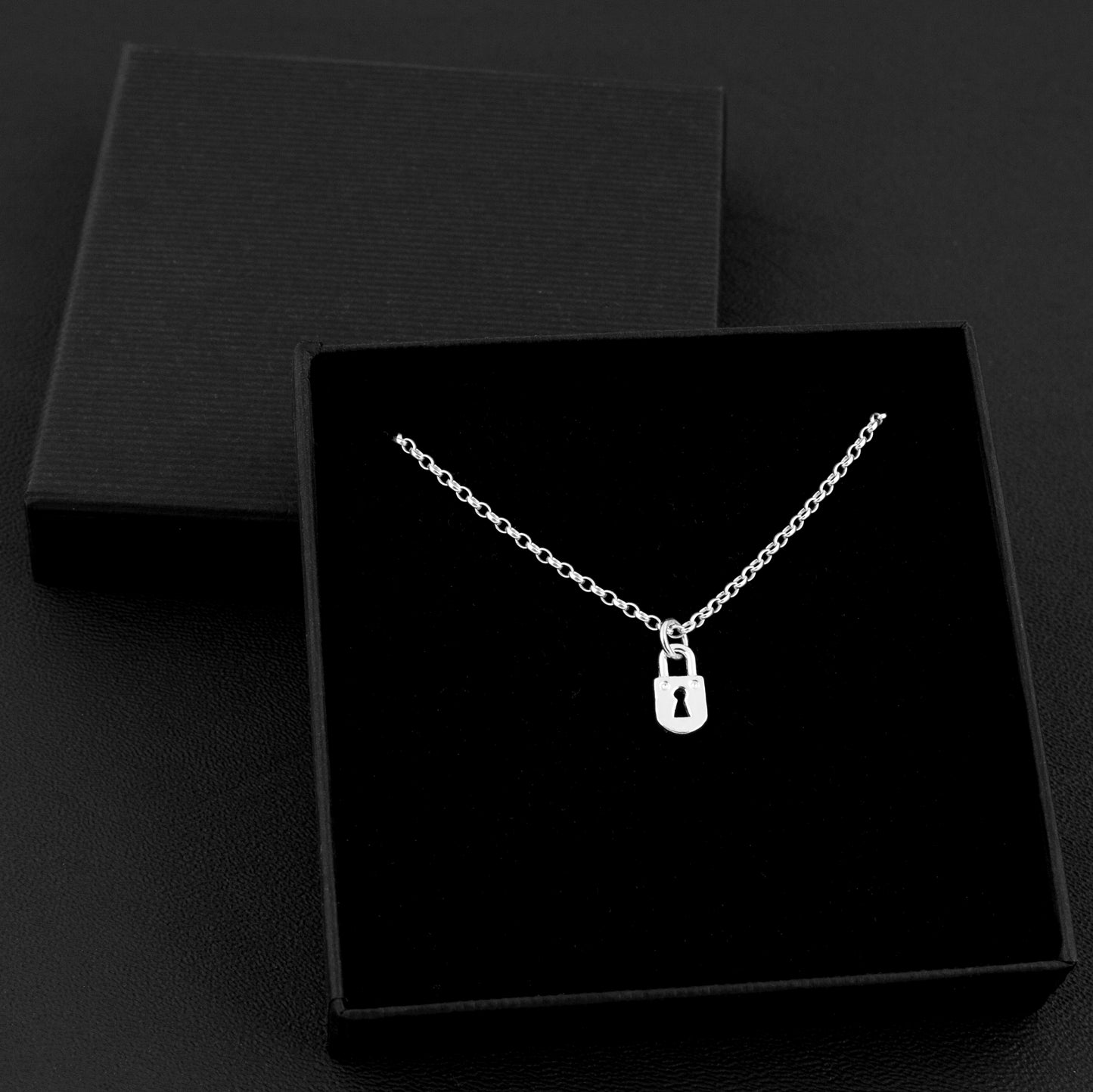 Tiny Padlock Pendant