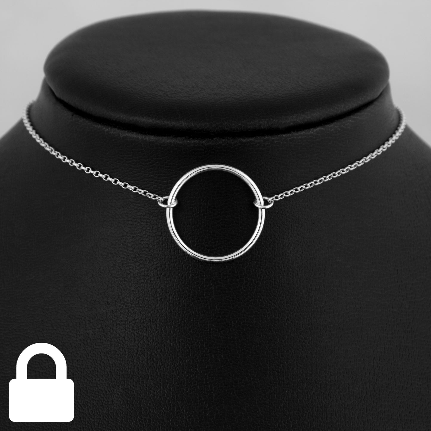 Large Ring Day Collar (Permanently Locking)