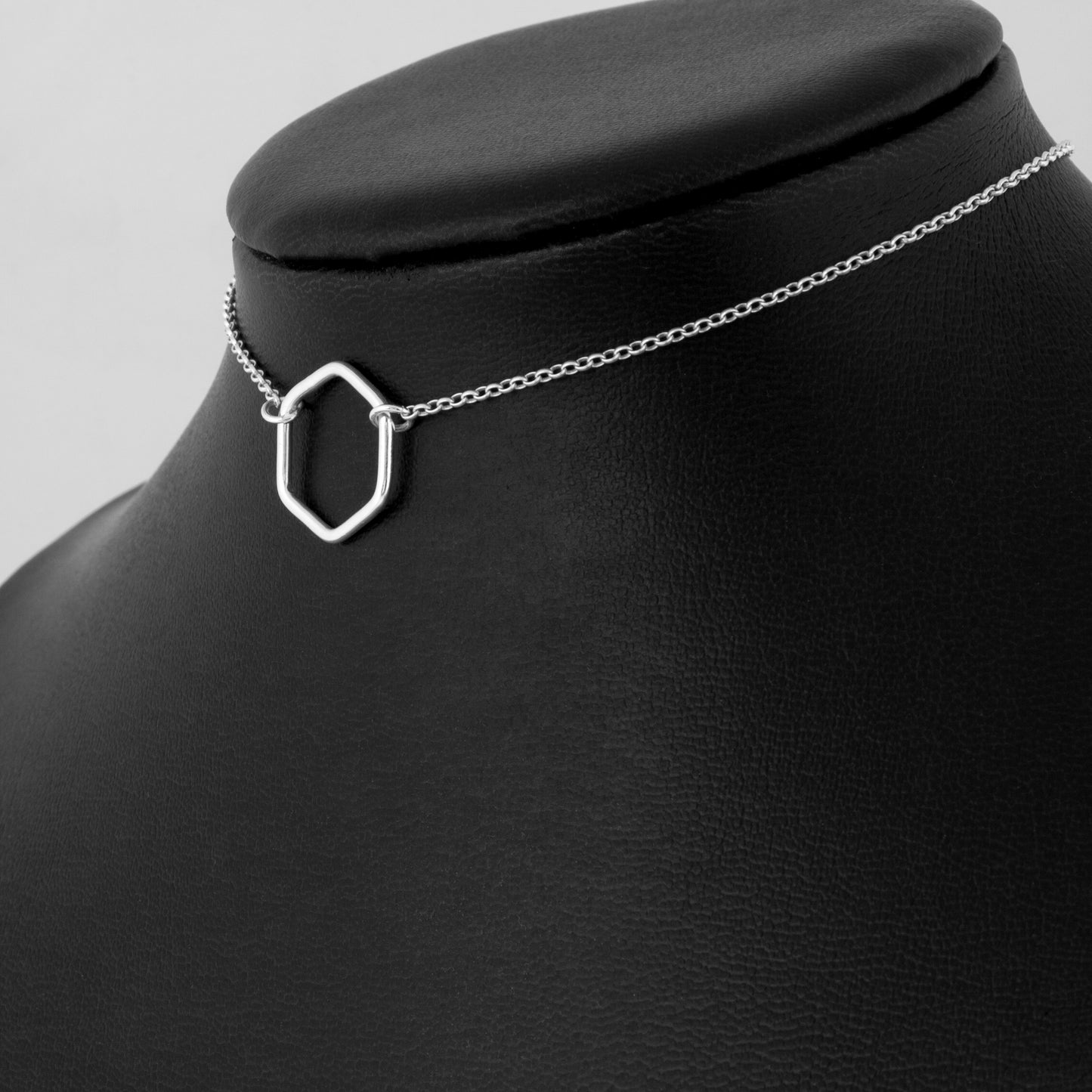 Hexagon Ring Day Collar (Permanently Locking)