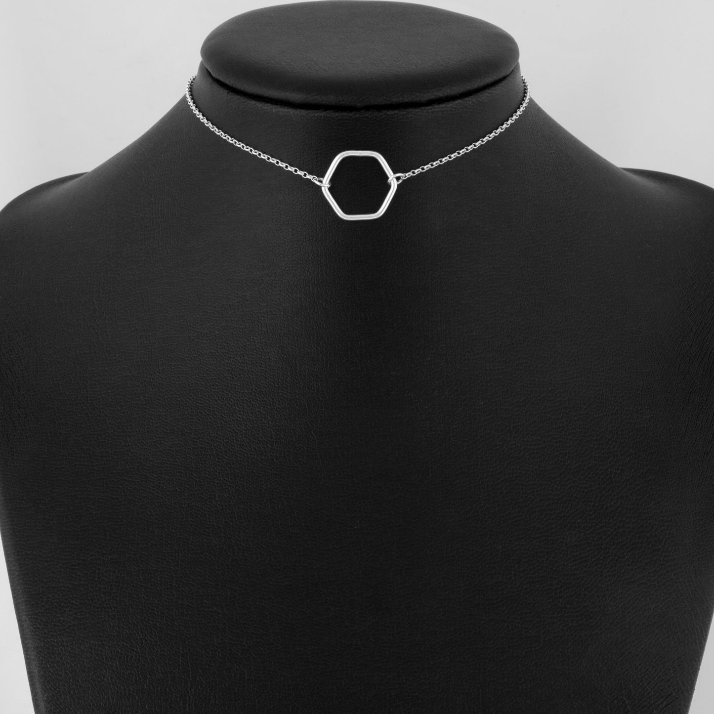 Hexagon Ring Day Collar (Permanently Locking)