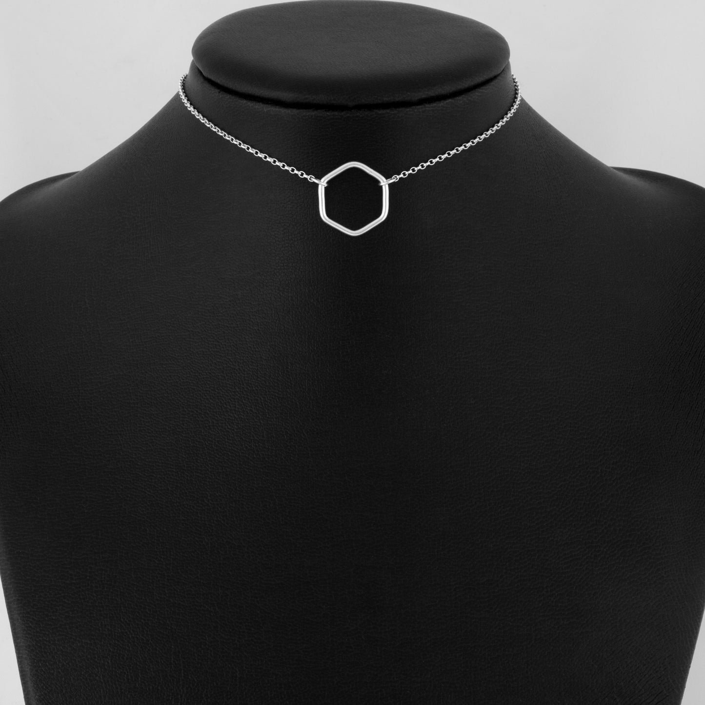 Hexagon Ring Day Collar (Permanently Locking)